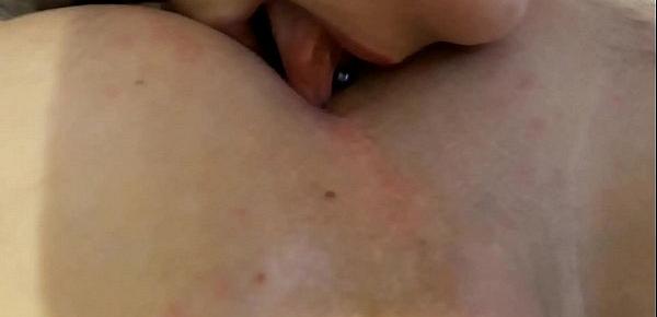  He wants to try blowjob with my tongue pierce